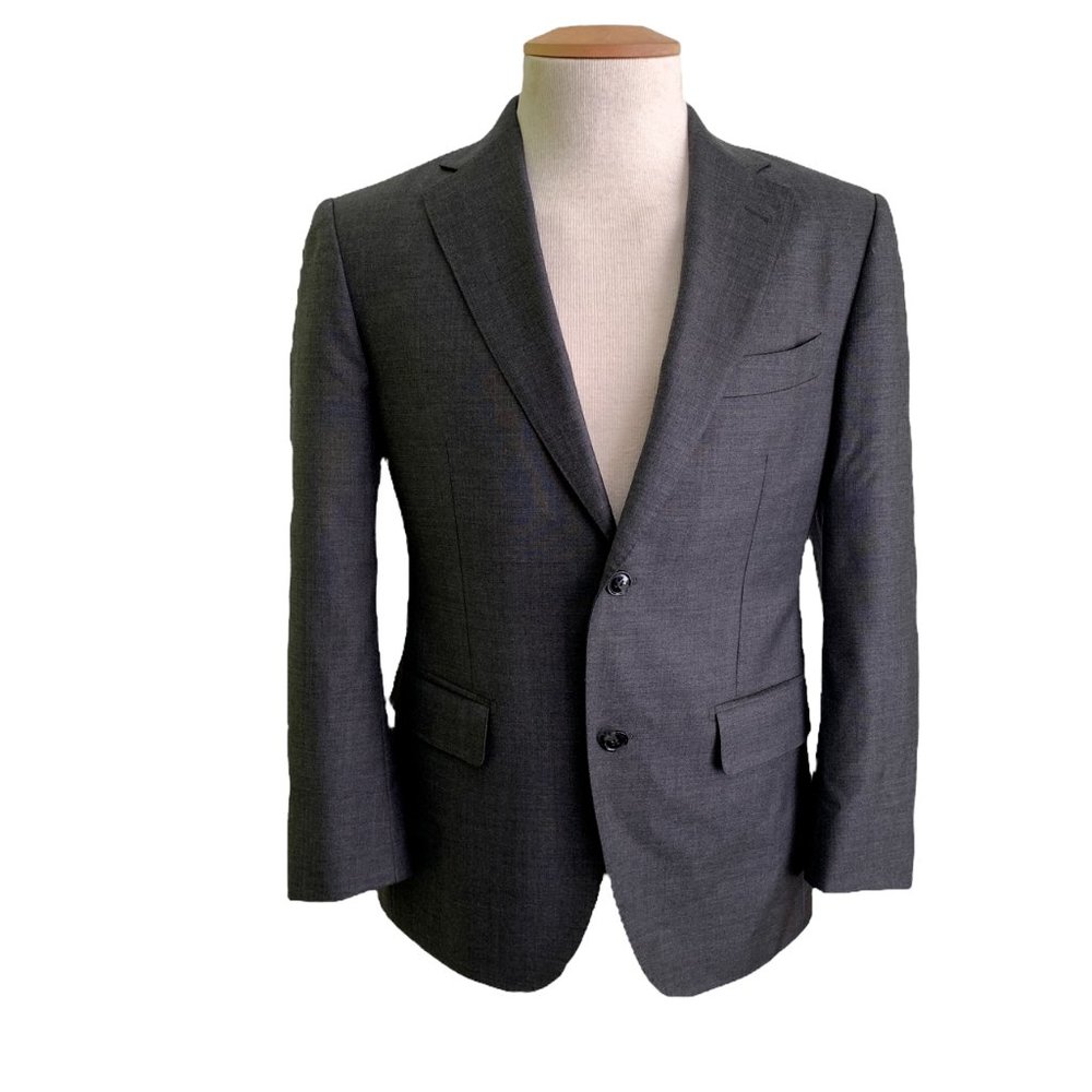 Suitsupply Men's Gray 2 Button Sport Coat Jacket Sz 38S